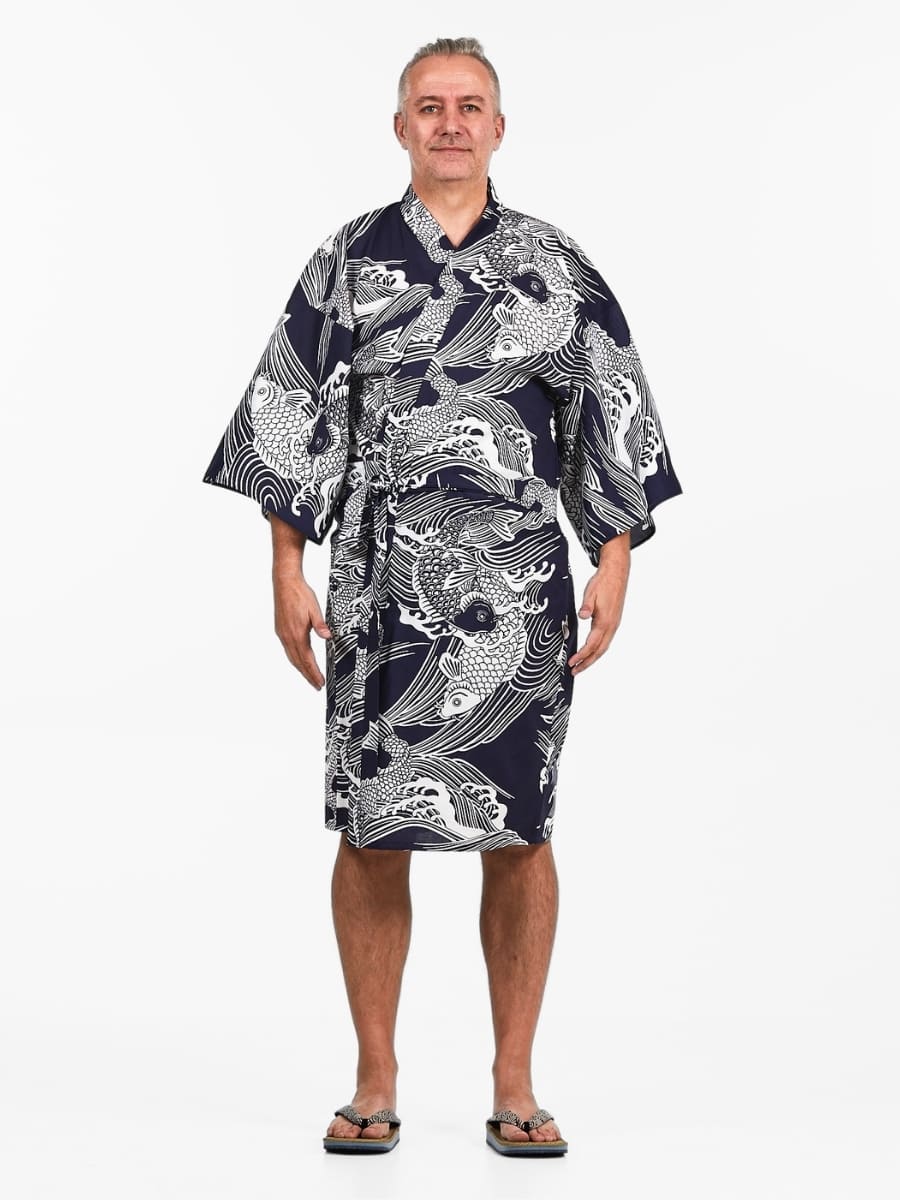 Happi Kimono Heren - Koi Karper One Size