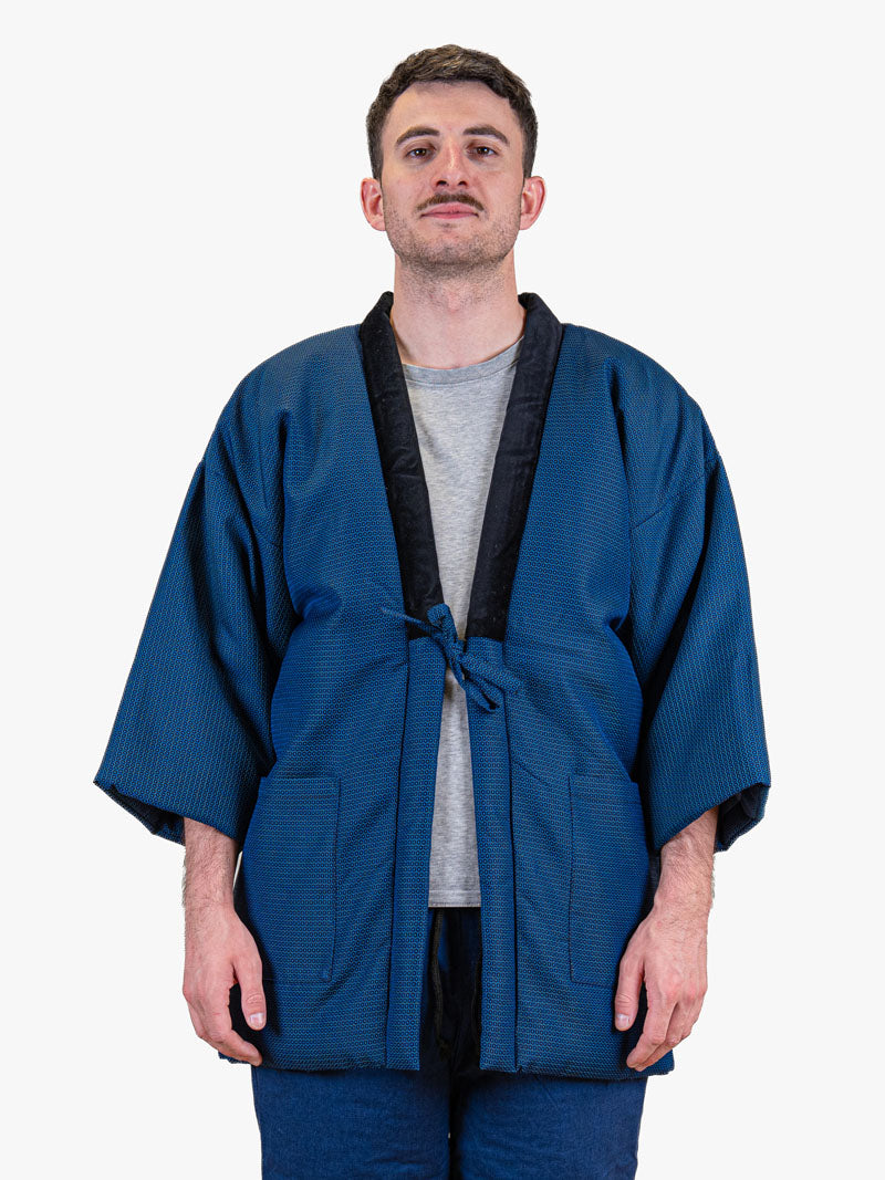 Heren Hanten-jas – Traditioneel Blauw