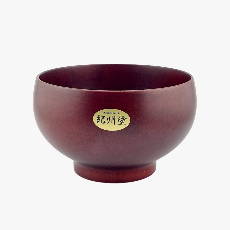 Houten Japanse Kom - Kishu Nuri