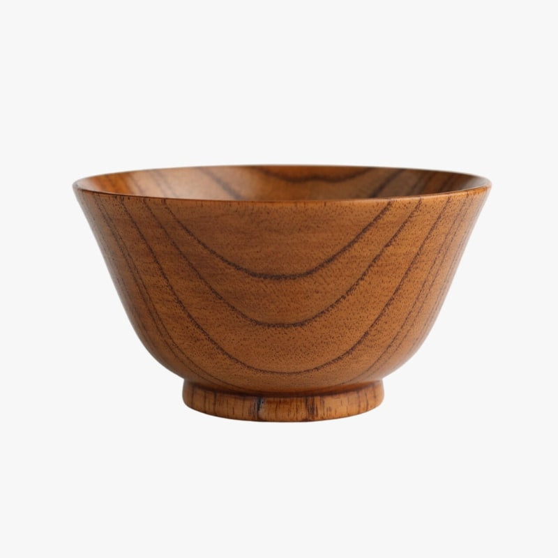 Houten Japanse Kom - Urushi