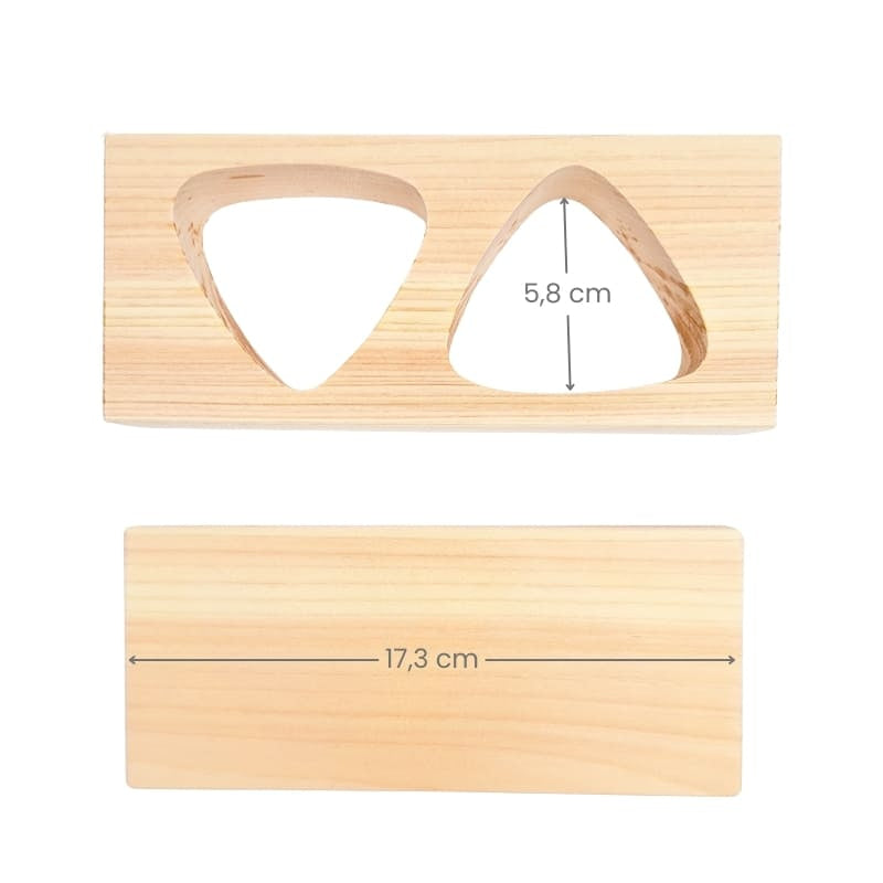 Houten Onigiri Vorm Hinoki - Duo