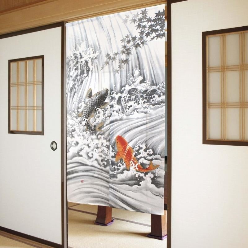 Japans Deurgordijn - Koi Karper 85 x 150 cm