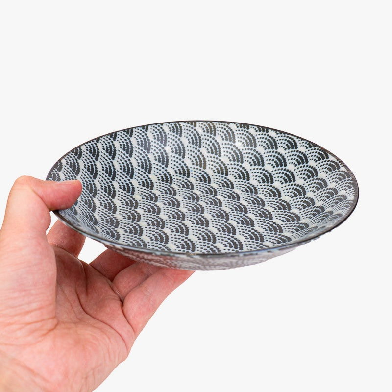 Japans Diep Bord – Seikaiha Motief