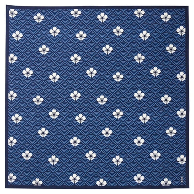 Japans Furoshiki - Seigaiha Patroon - 70x70 cm