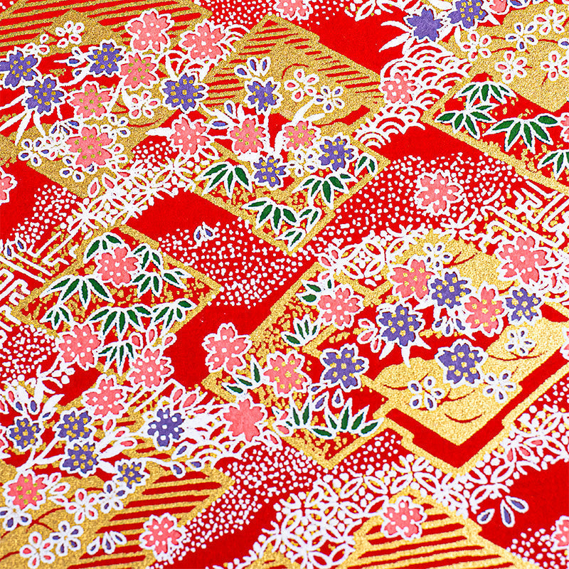 Japans Goshuin Notitieboek Mino Washi - Rood