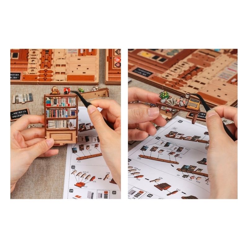 Japans Houten Miniatuurhuis Antique Bookery of Kyoto