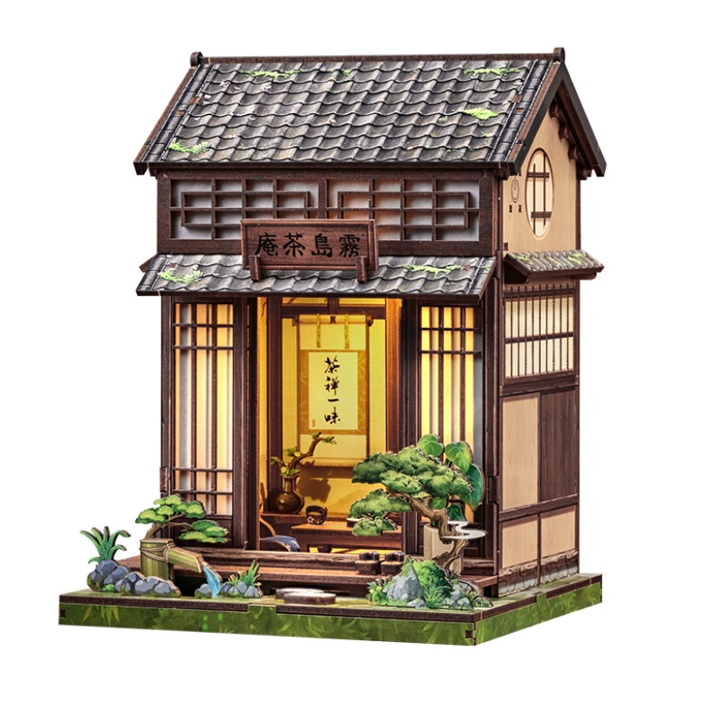 Japans Houten Miniatuurhuis Bouwpakket Kirishima Cha-An