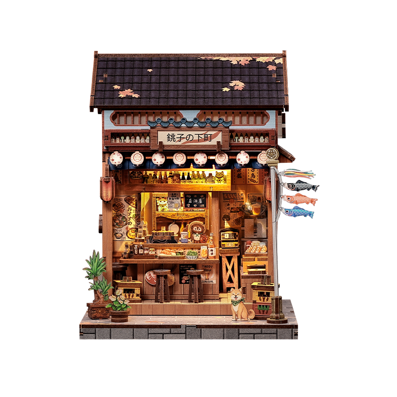 Japans Houten Miniatuurhuis Choshi No Shitamachi