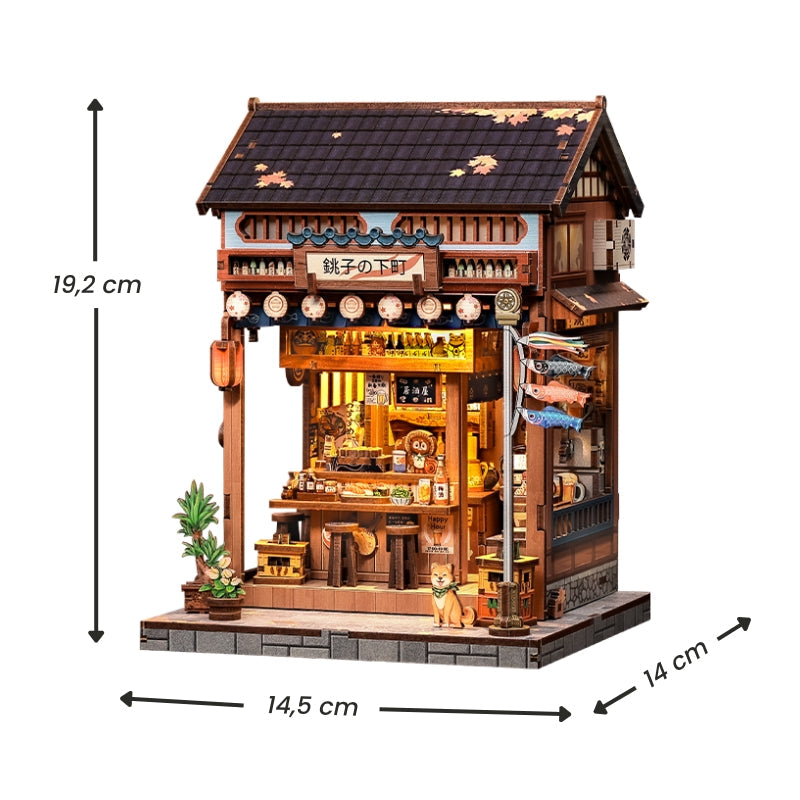 Japans Houten Miniatuurhuis Choshi No Shitamachi
