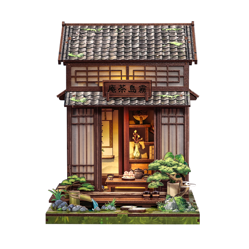 Japans Houten Miniatuurhuis Kirishima Cha-An