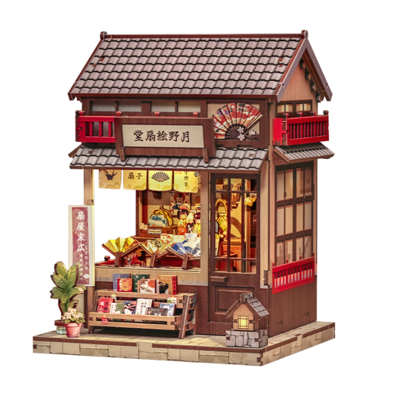 Japans Houten Miniatuurhuis Tsukino Eogi-Dou