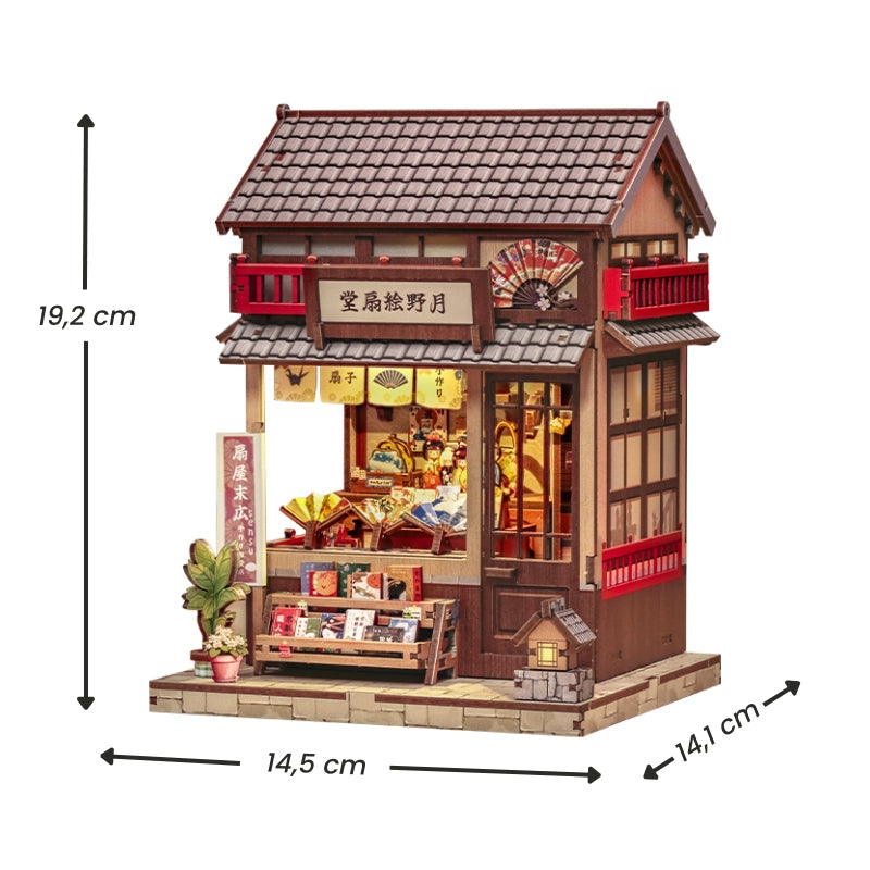 Japans Houten Miniatuurhuis Tsukino Eogi-Dou
