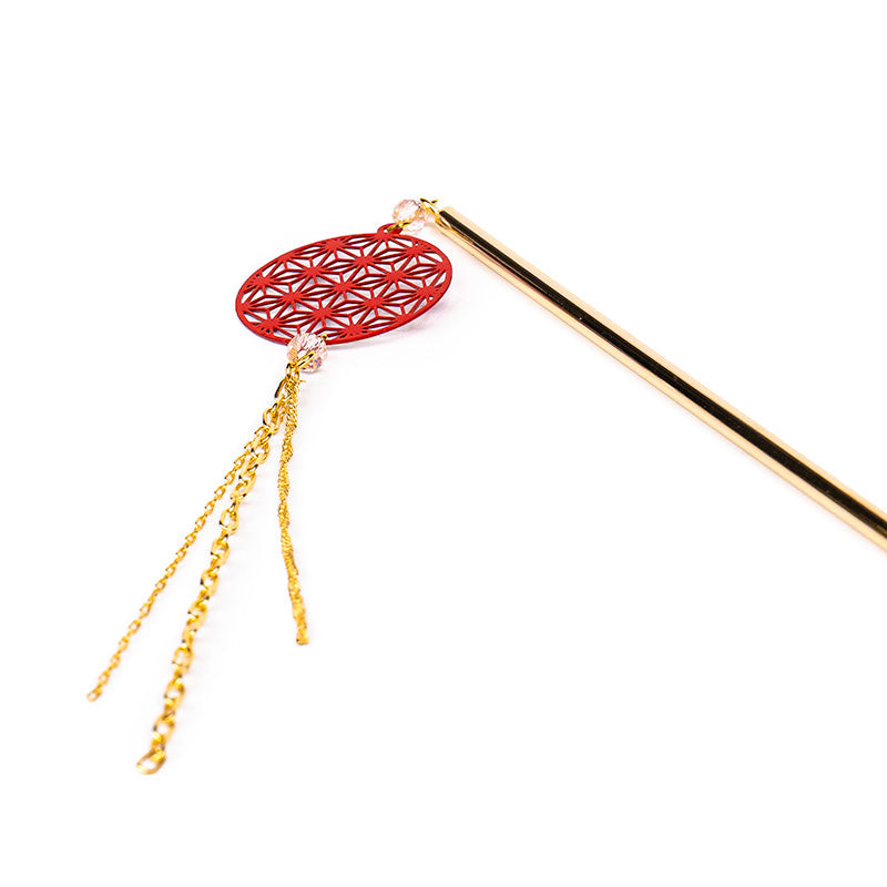 Japans Kanzashi - Asanoha Rood