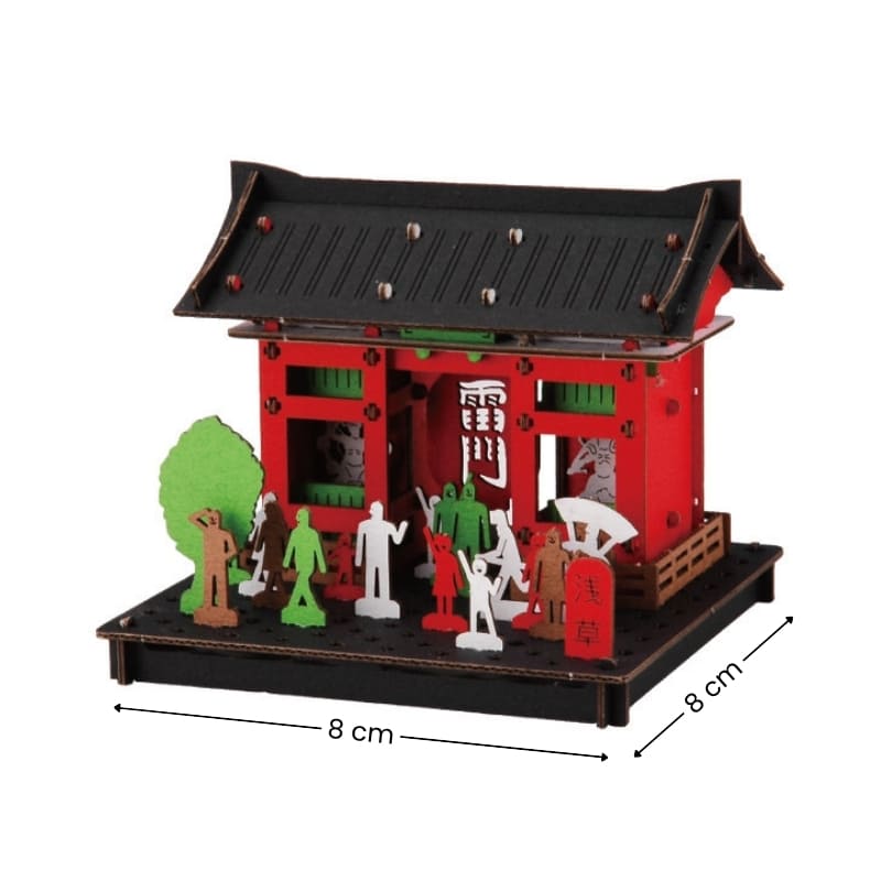 Japans Karton Bouwpakket – Asakusa