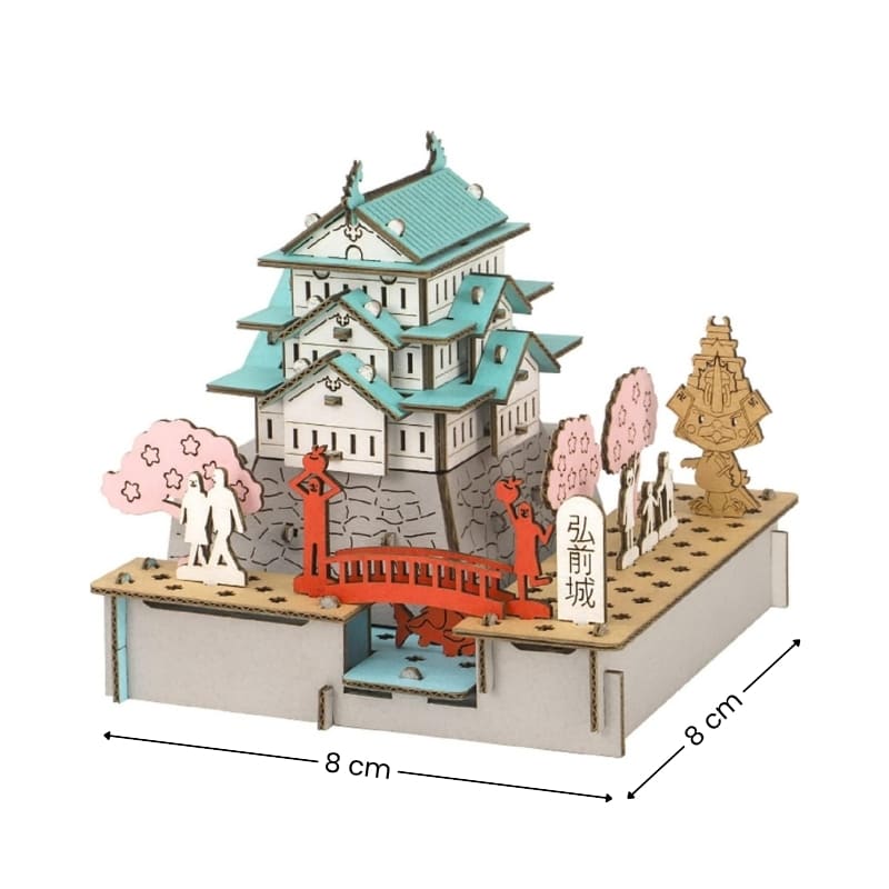 Japans Karton Bouwpakket – Kasteel Hirosaki