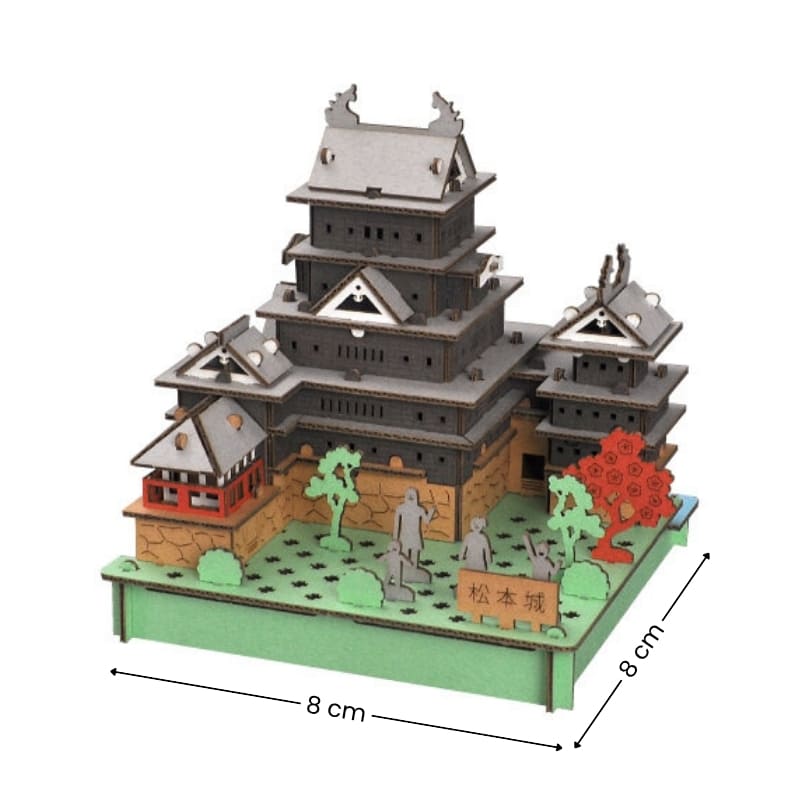Japans Karton Bouwpakket – Kasteel Matsumoto