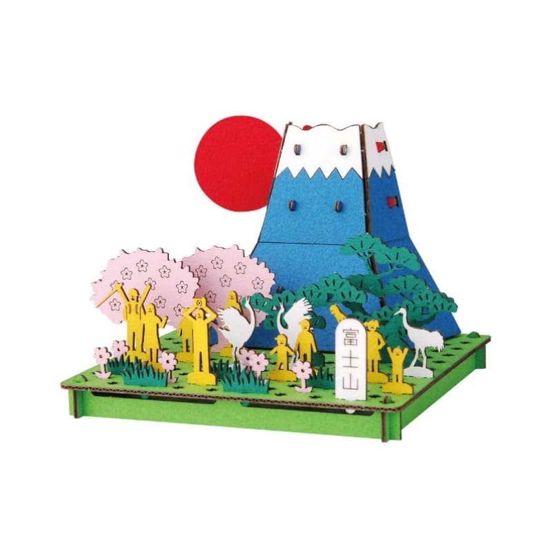 Japans Karton Bouwpakket – Mount Fuji