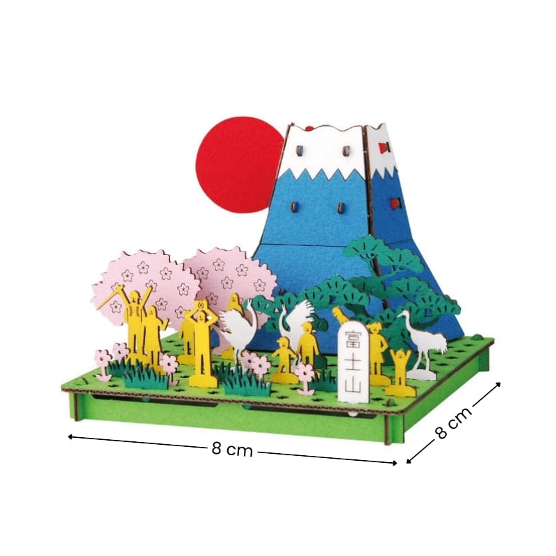 Japans Karton Bouwpakket – Mount Fuji