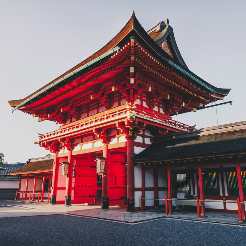 Japans Kartonnen Miniatuurbouwpakket – Inari-heiligdom Rōmon-poort