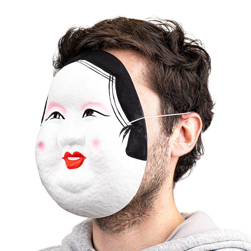 Japans Masker - Papier-maché - Okame