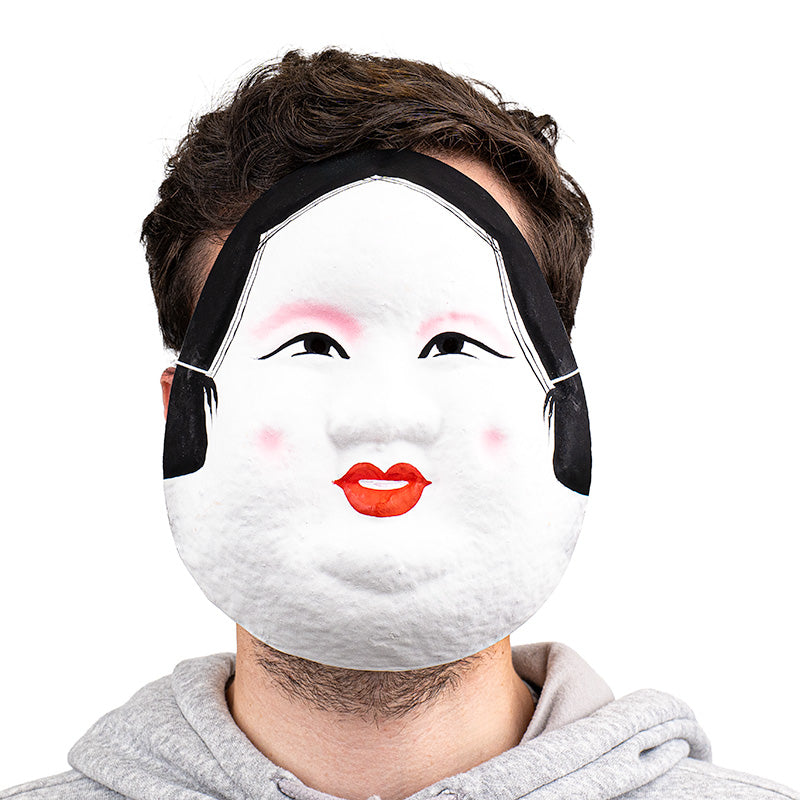 Japans Masker - Papier-maché - Okame