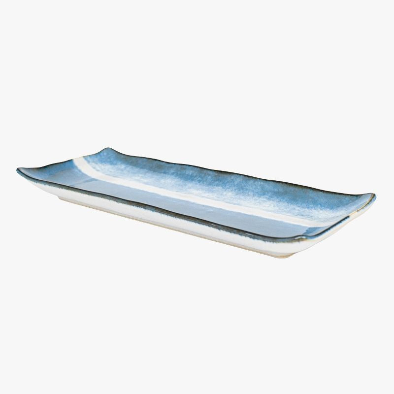 Japans Rechthoekig Bord – Blauw