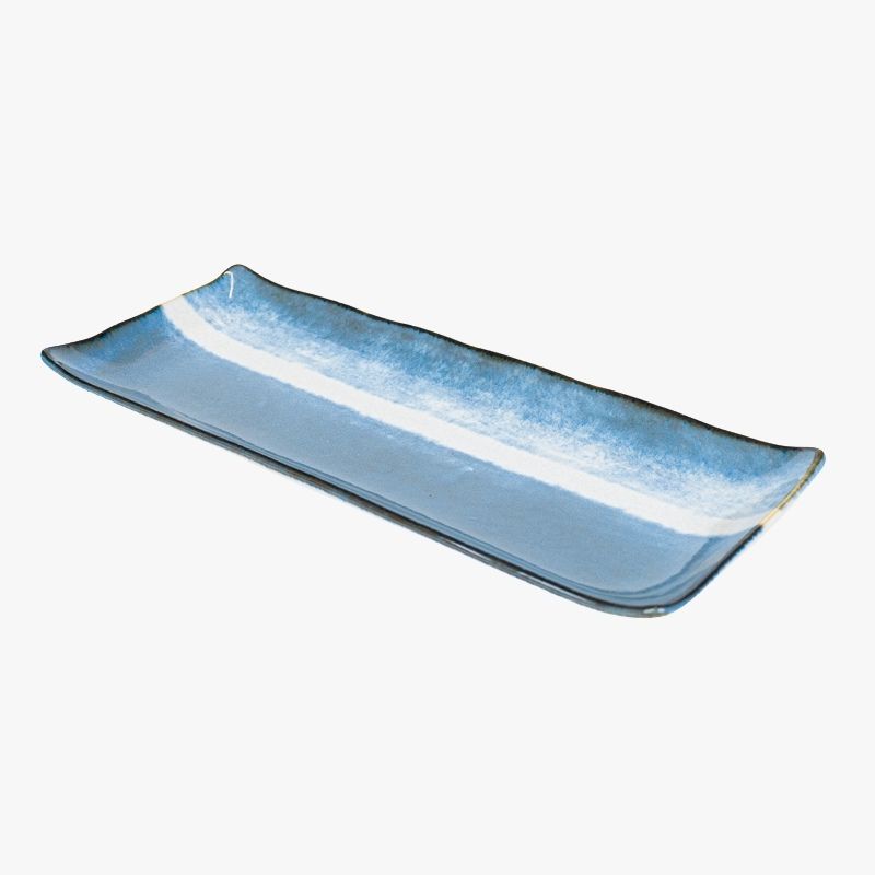 Japans Rechthoekig Bord – Blauw