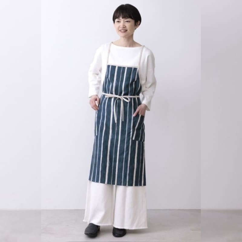 Japans Schort – Blauw Gestreept