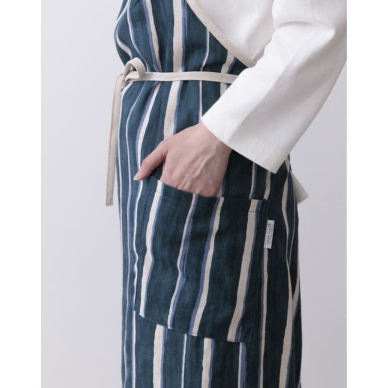 Japans Schort – Blauw Gestreept