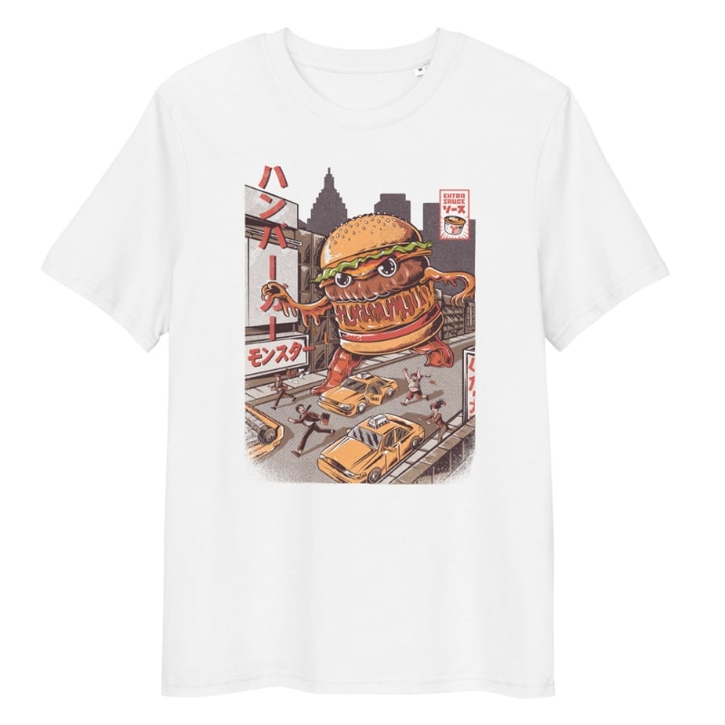 Japans T-Shirt - Burgerzilla S