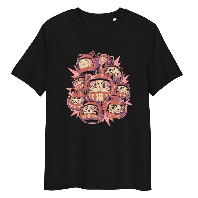 Japans T-Shirt - Daruma Kat S