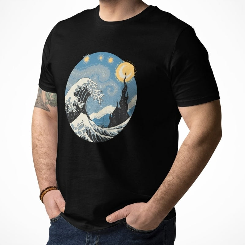Japans T-Shirt - Golf & Sterrennacht