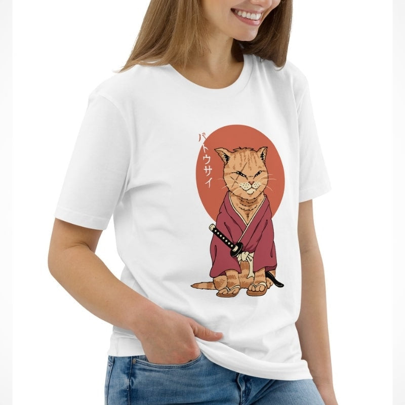 Japans T-Shirt - Neko Battôsaï
