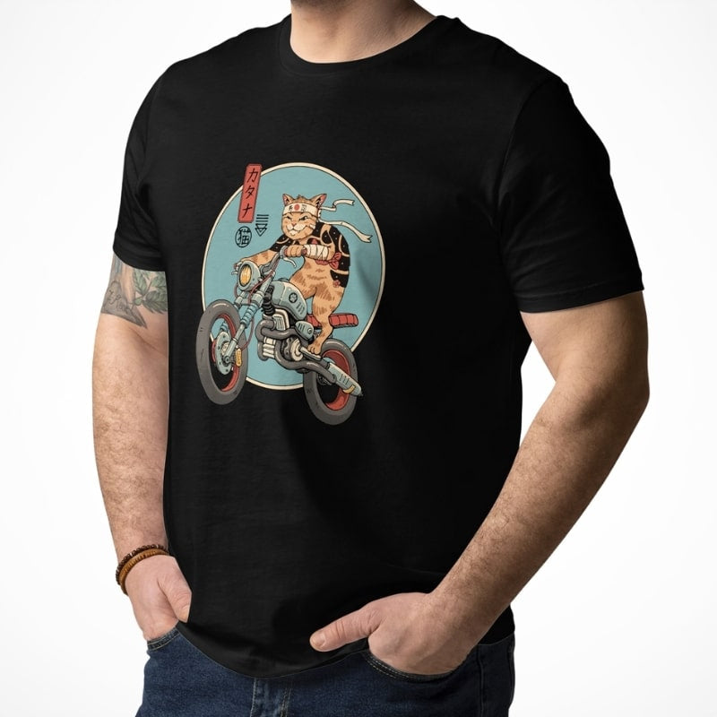 Japans T-Shirt - Neko Rider