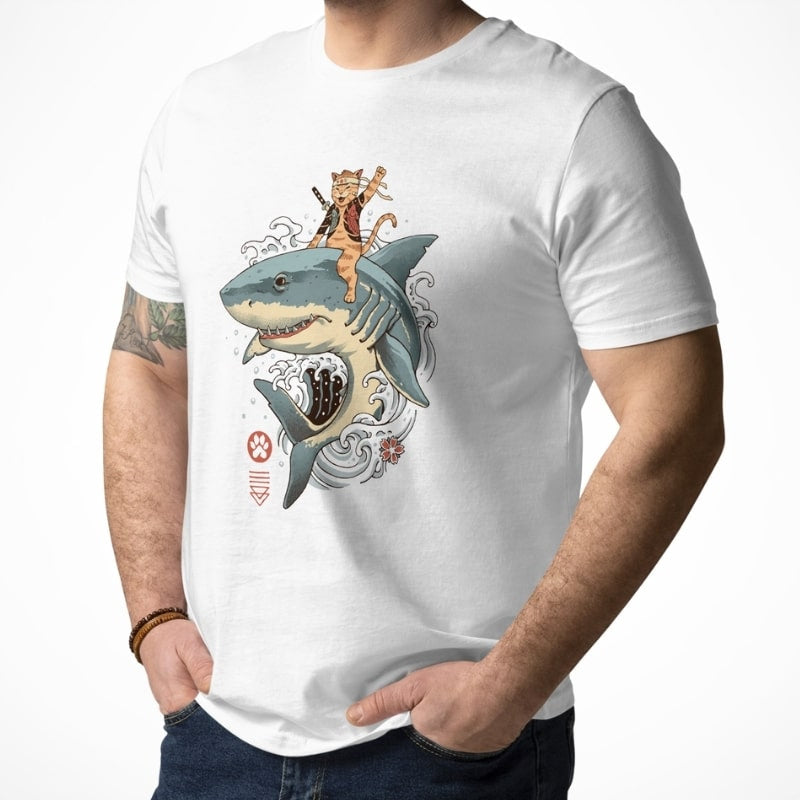 Japans T-Shirt - Neko Shark