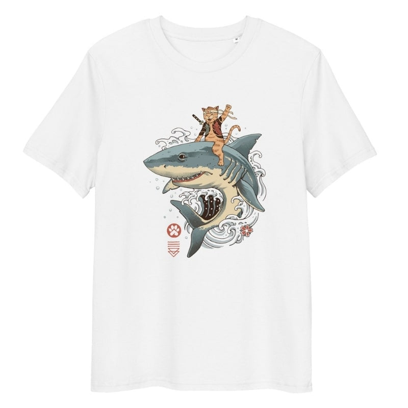 Japans T-Shirt - Neko Shark S