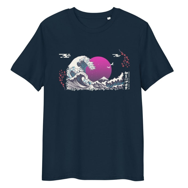 Japans T-Shirt - Purple Wave S