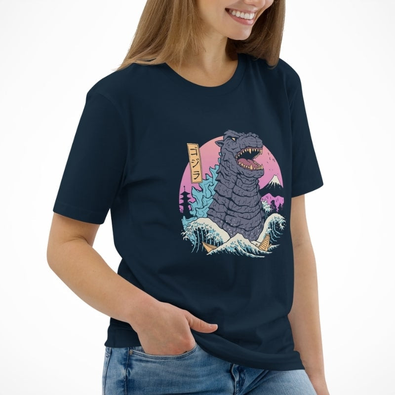 Japans T-Shirt - Retro Kaiju