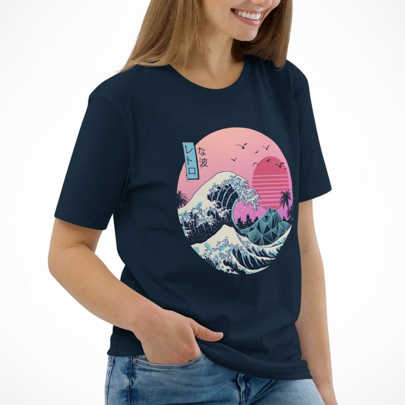 Japans T-Shirt - Retro Kanagawa