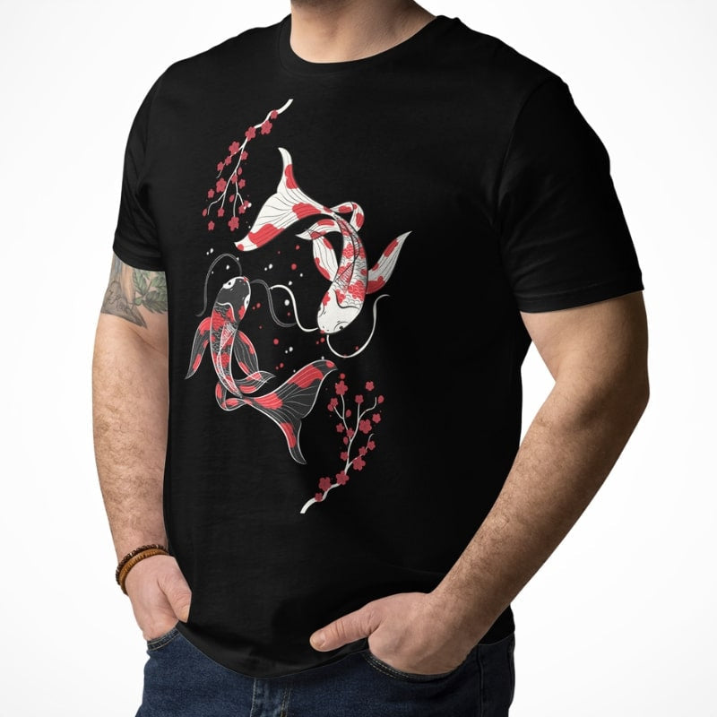 Japans T-Shirt - Sakura Koi