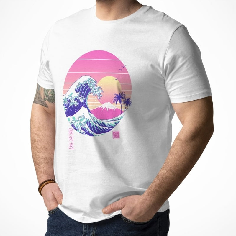 Japans T-Shirt - The Great Vapor Wave