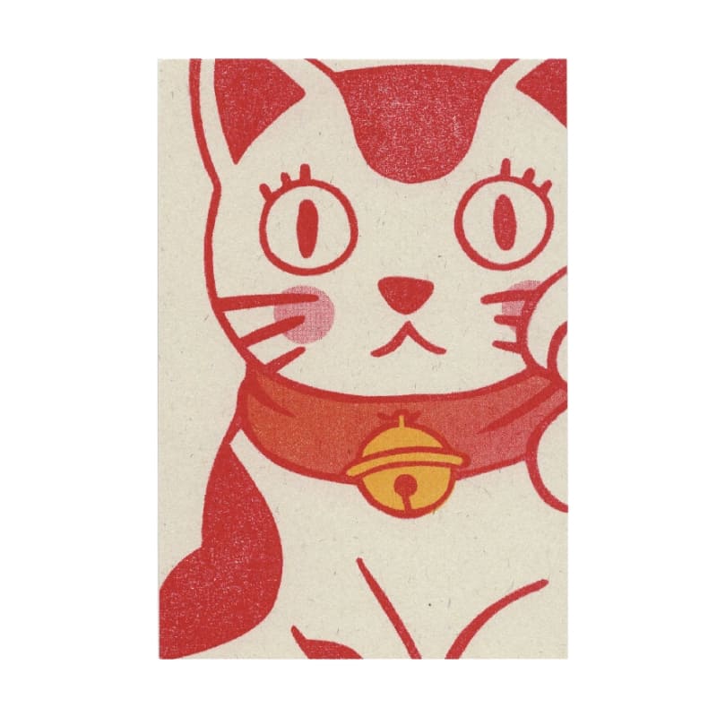 Japanse Ansichtkaart – Maneki Neko