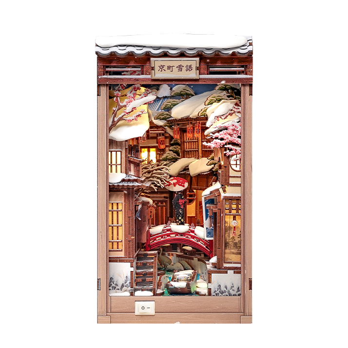 Japanse Book Nook Kyoto Snow Whisper