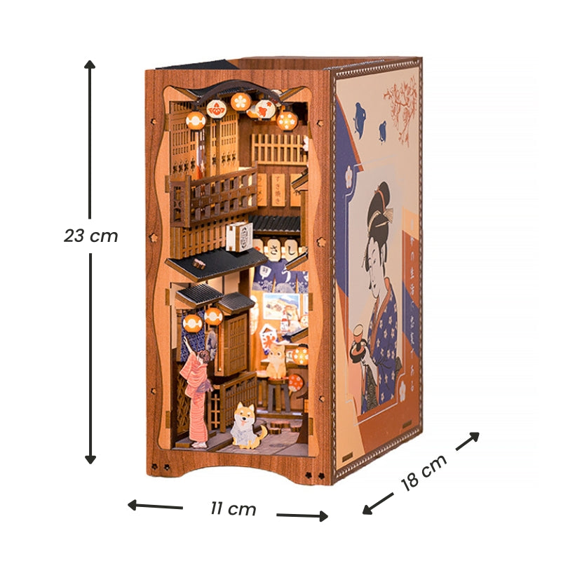 Japanse Book Nook Under the Sakura Tree