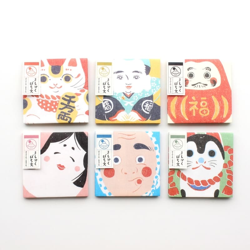 Japanse Briefpapierset – Pochibumi Daruma