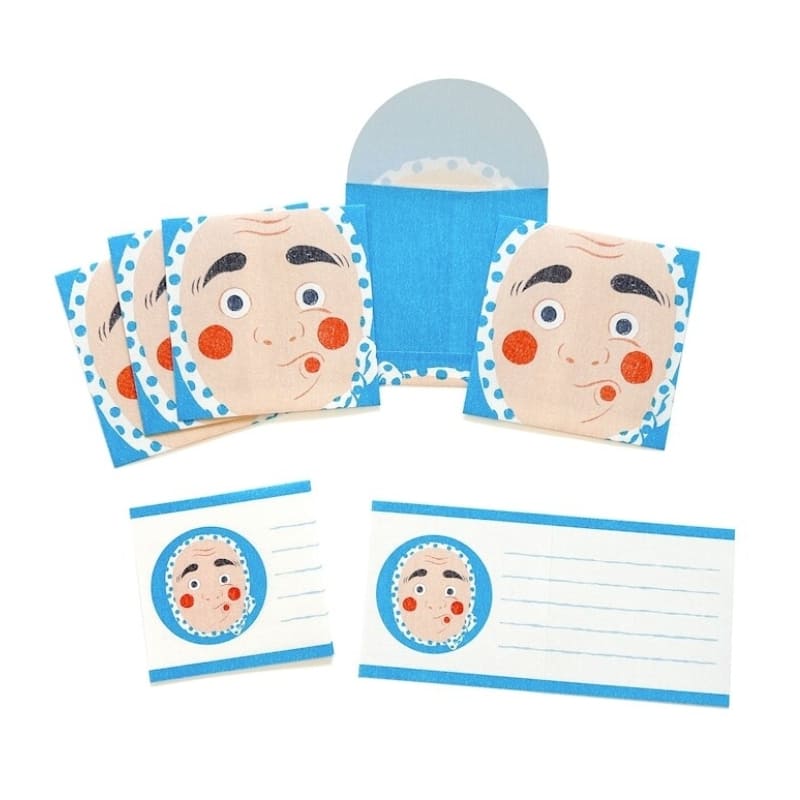 Japanse Briefpapierset – Pochibumi Hyottoko