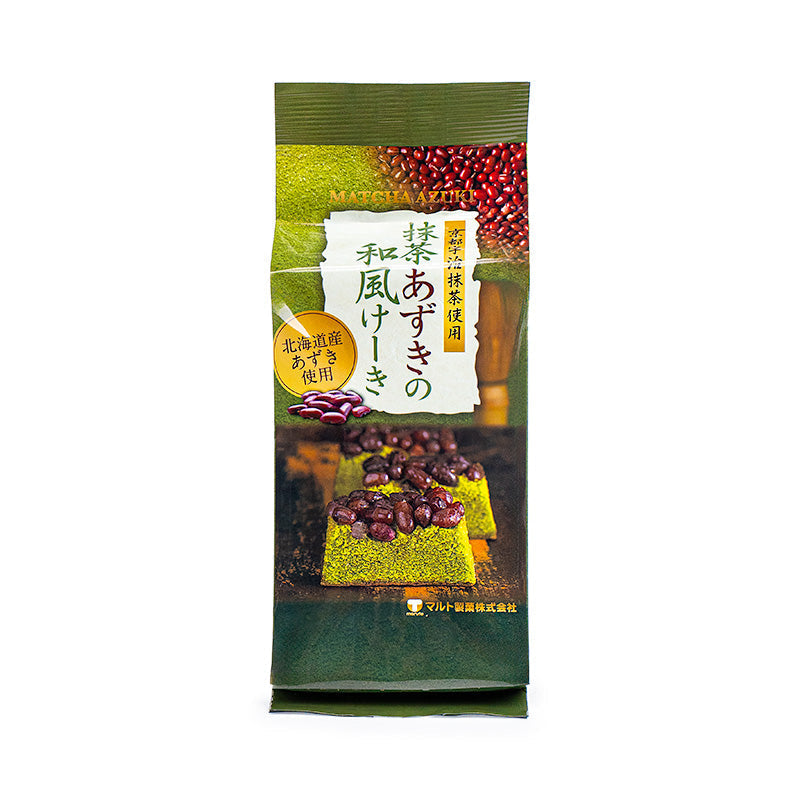 Japanse Cake - Matcha & Rode Bonen