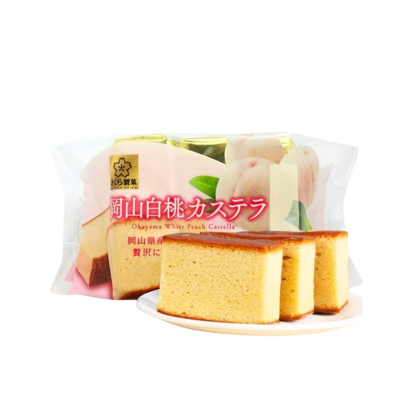 Japanse Castella Cake - Okayama Witte Perzik