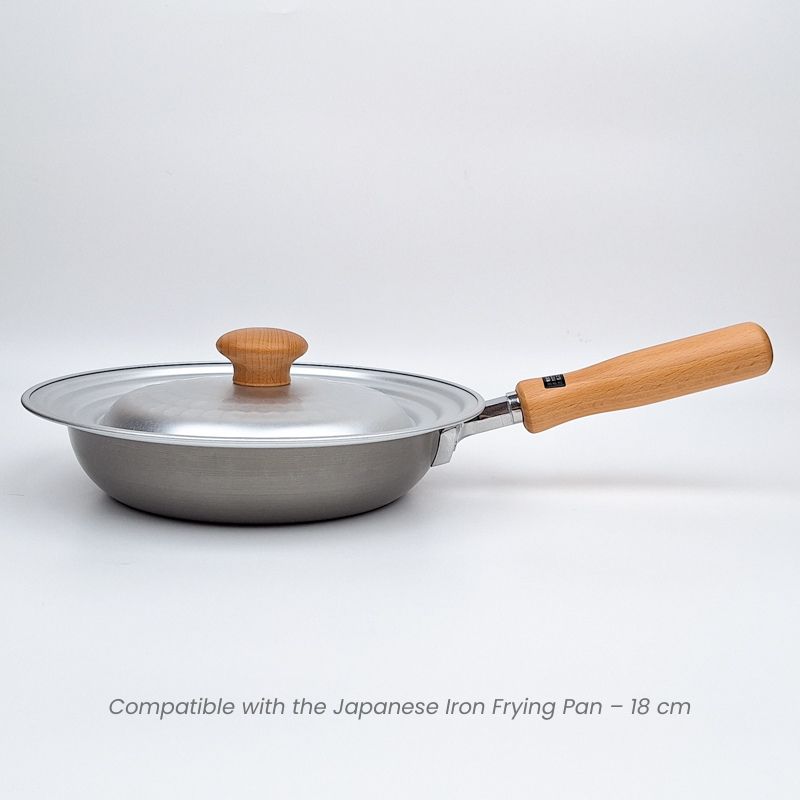 Japanse Deksel met Houten Knop 16–20 cm
