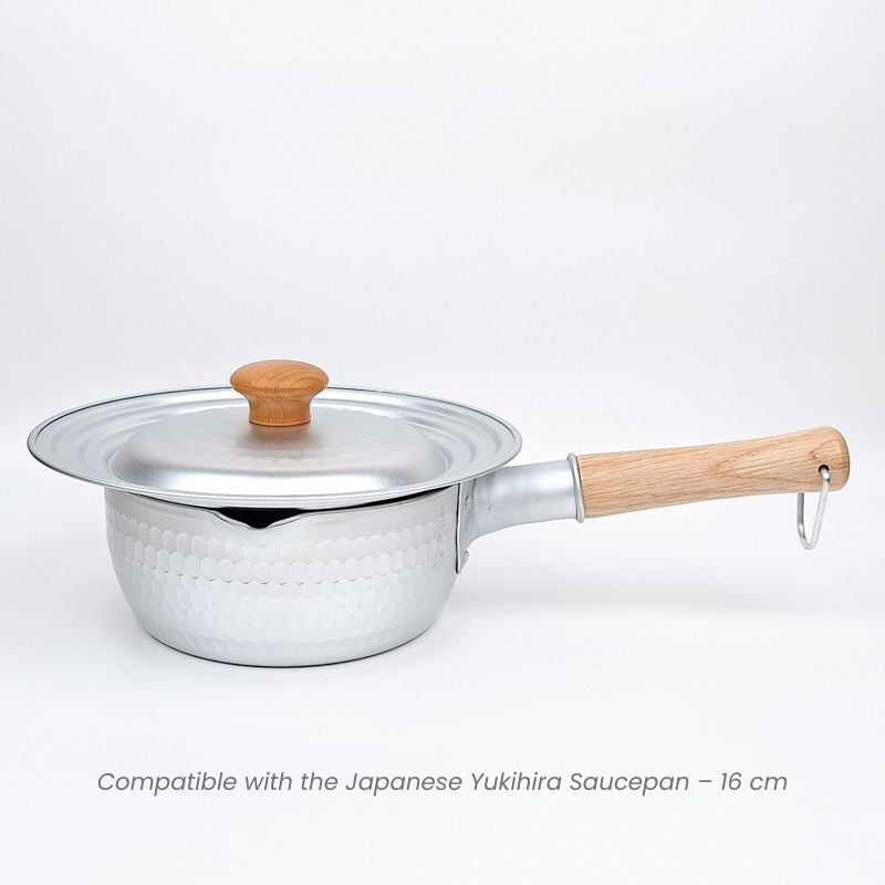 Japanse Deksel met Houten Knop 16–20 cm